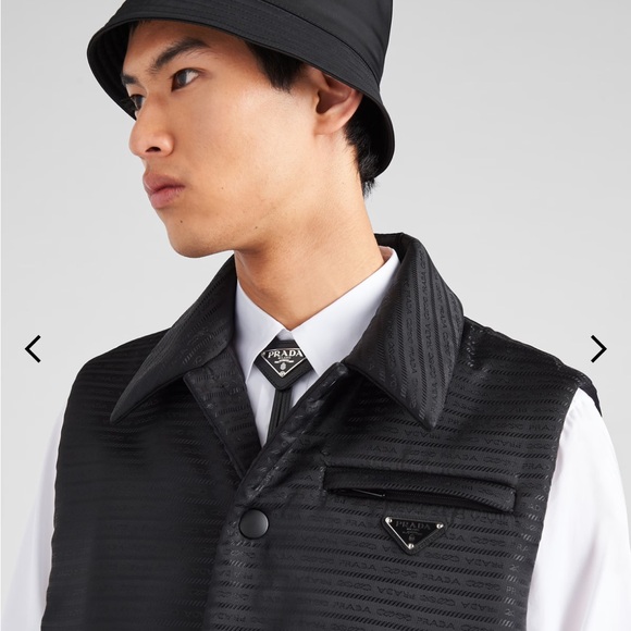 Prada Other - Prada Saffiano Leather Bolo Tie Black